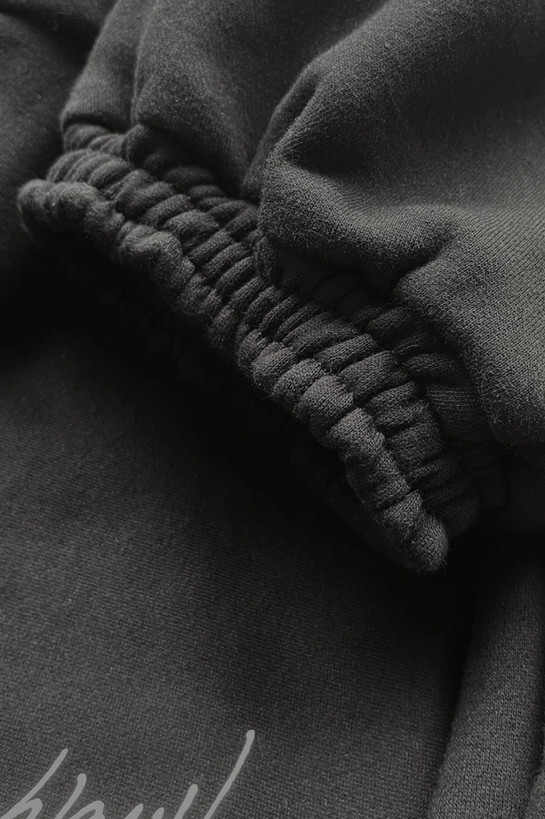 Spodnie dresowe męskie Baggy Mass DNM Authentic czarne