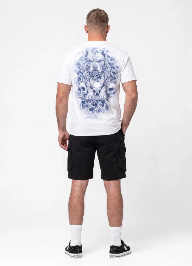 Koszulka męska T-Shirt Pitbull West Coast Guardian Angel biały