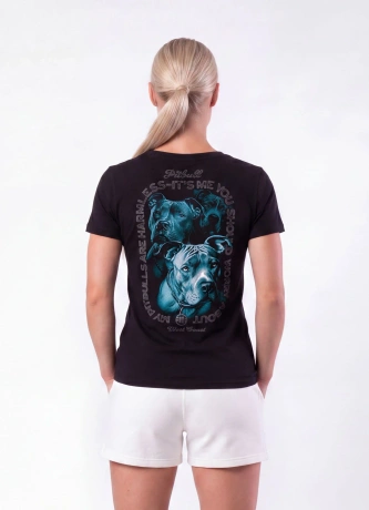 Koszulka t-shirt damska Pit Bull Protector czarna