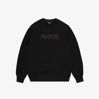Bluza męska Prosto Holo crewneck czarna