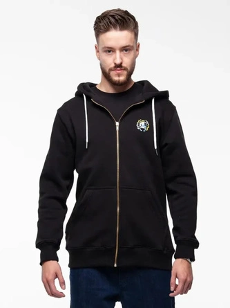 Bluza męska z kapturem Diil Laur ZIP hooded czarna