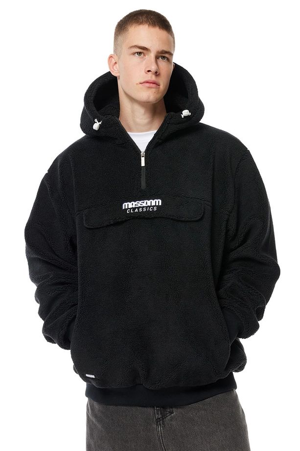 Kurtka przejściowa polarowa Mass Denim Frontside 2.0 czarna