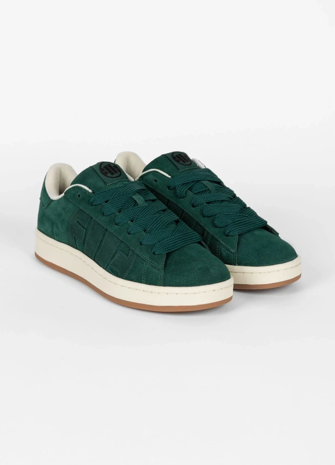 Buty sportowe sneakersy męskie Pit Bull Walker zielone