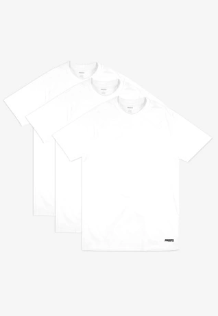 Koszulka męska t-shirt Prosto Basic zestaw 3pack biały