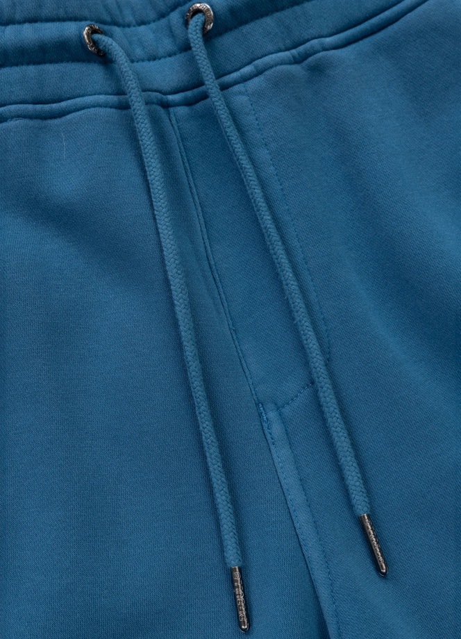 Spodenki szorty dresowe męskie Pitbull Lancaster 2 Washed niebieskie