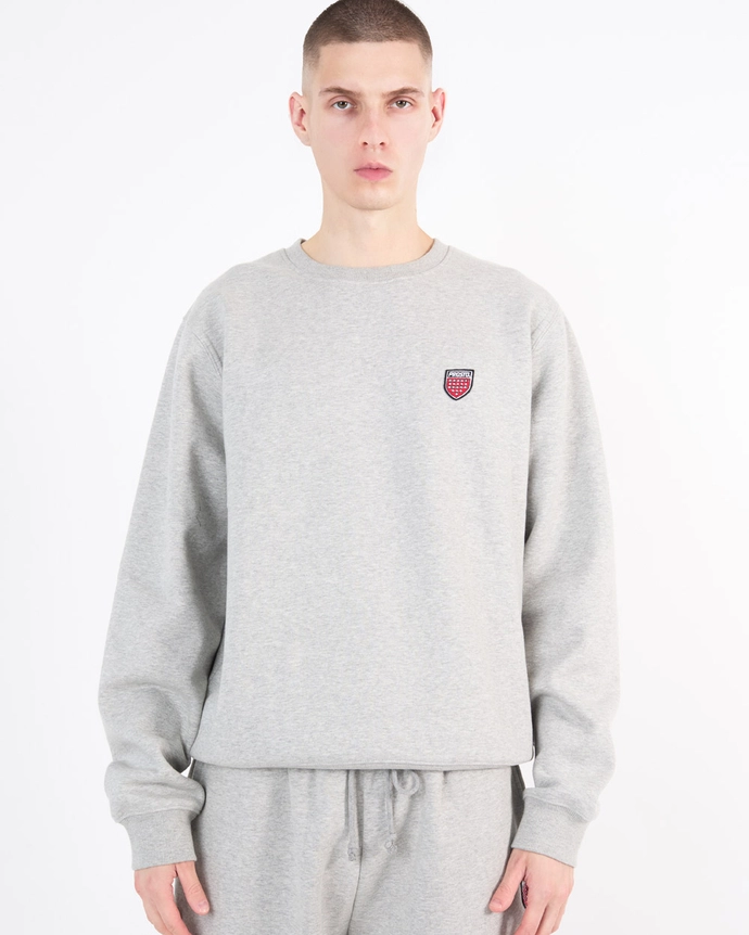 Bluza męska Prosto Shield crewneck szara