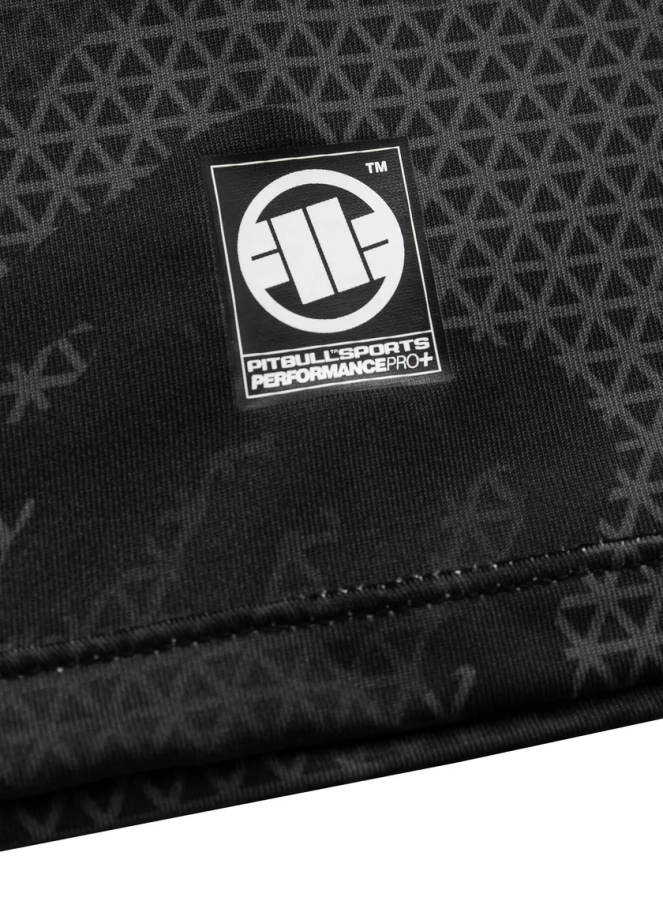 Koszulka Longsleeeve męski Pit Bull Pitbull Performance Pro Plus Net Camo Hilltop II 24 czarna