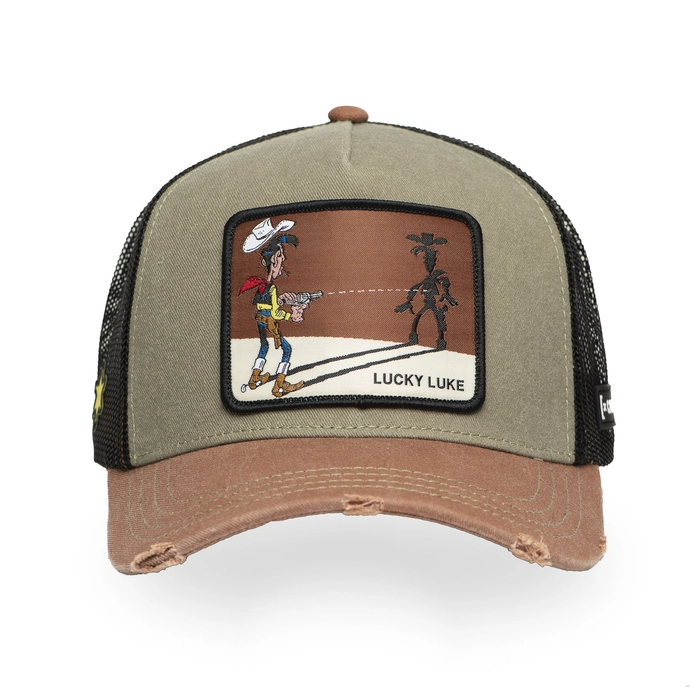 Czapka z daszkiem Capslab Lucky Luke brązowo/zielono/czarna