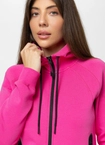 Bluza damska rozpinana z kapturem Pitbull Explory różowa