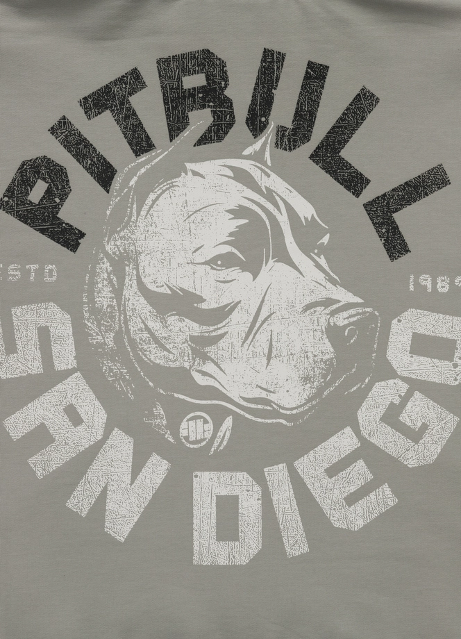 Bluza męska bez kaptura Pitbull Pit Bull Dog SD dusty salvia