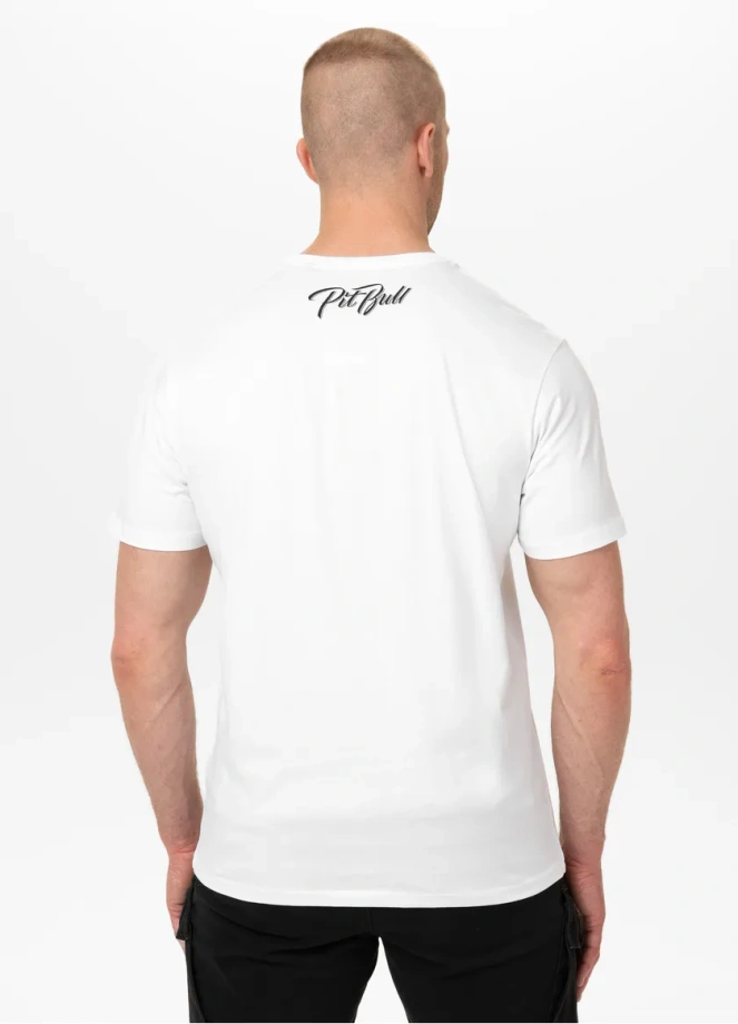 Koszulka męska T-Shirt Pit Bull Pitbull El Jeffe biała