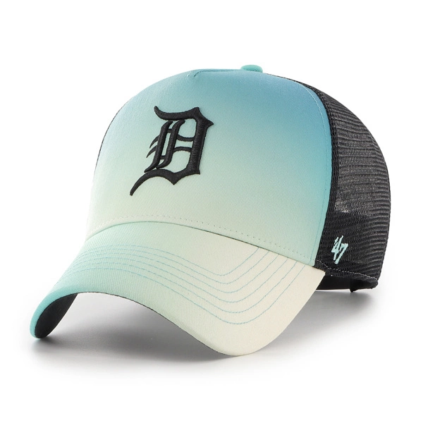 Czapka z daszkiem 47 Brand Trucker Detroit Tigers Rattle Teal Paradigm Mesh niebiesko/czarna