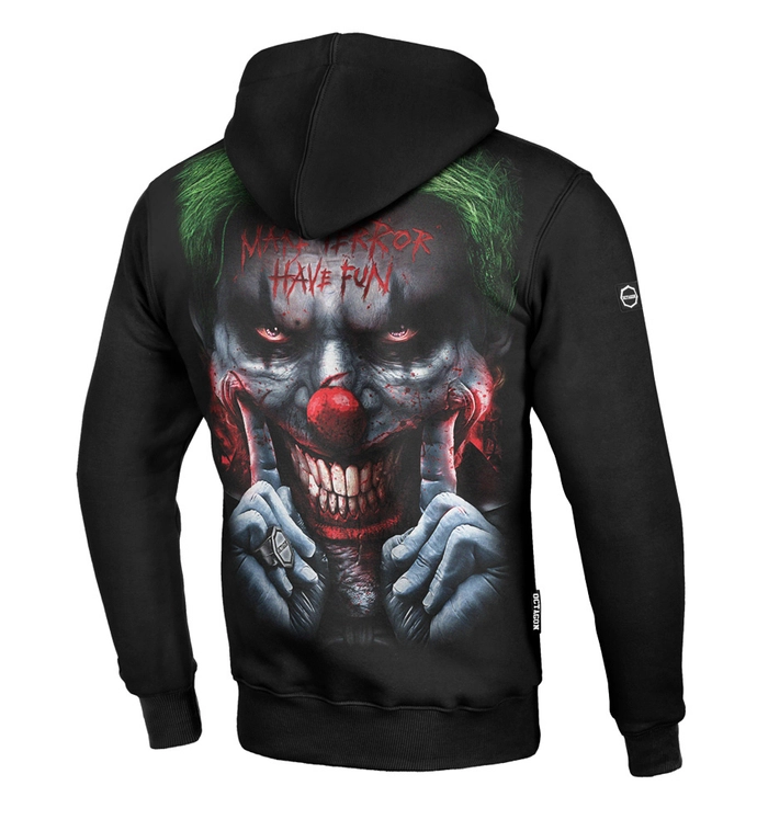 Bluza męska z kapturem Octagon Make Terror Have Fun hooded czarna