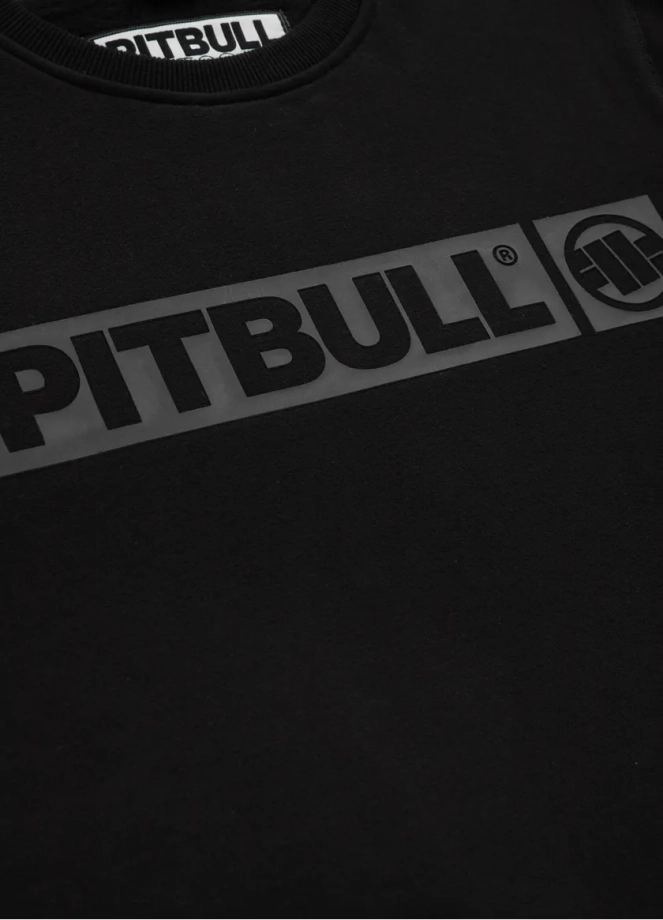 Bluza męska Pitbull Pit Bull Hilltop 24 crewneck czarno/czarna