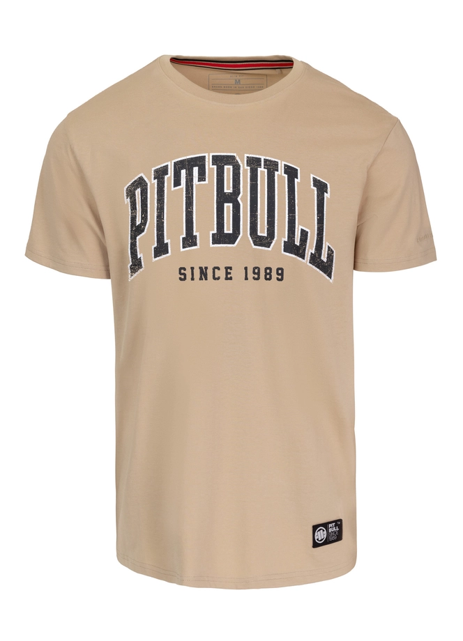 Koszulka męska T-Shirt Pitbull West Coast Norton beżowa