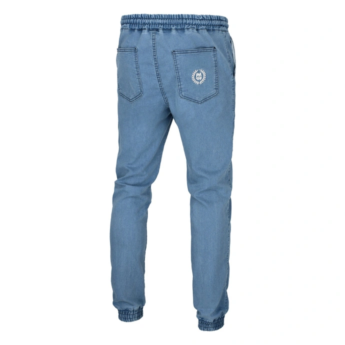 Spodnie męskie jogger jeans Patriotic Laur jasno niebieskie