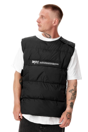 Kamizelka bezrękawnik zimowa Mass Denim Hardy czarna