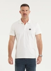 Koszulka męska Polo Pitbull Jersey Slim Fit Small Logo biała