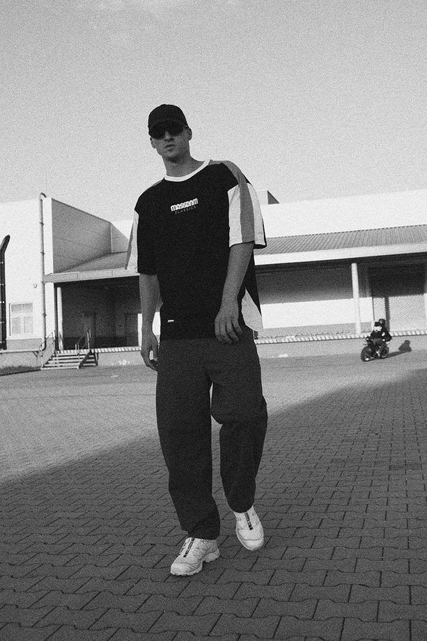 Koszulka męska t-shirt Mass Dnm Drift czarna