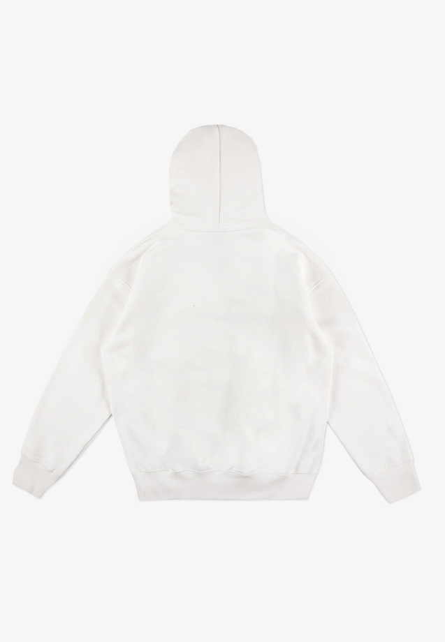 Bluza męska z kapturem oversize Prosto Essence kremowa