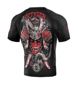 Koszulka męska rashguard Octagon PREMIUM Samurai czarna