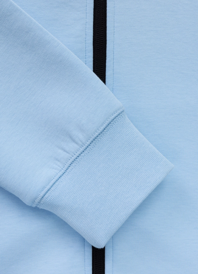 Bluza męska rozpinana z kapturem Pit Bull Dogwood 25 ZIP jasno niebieska