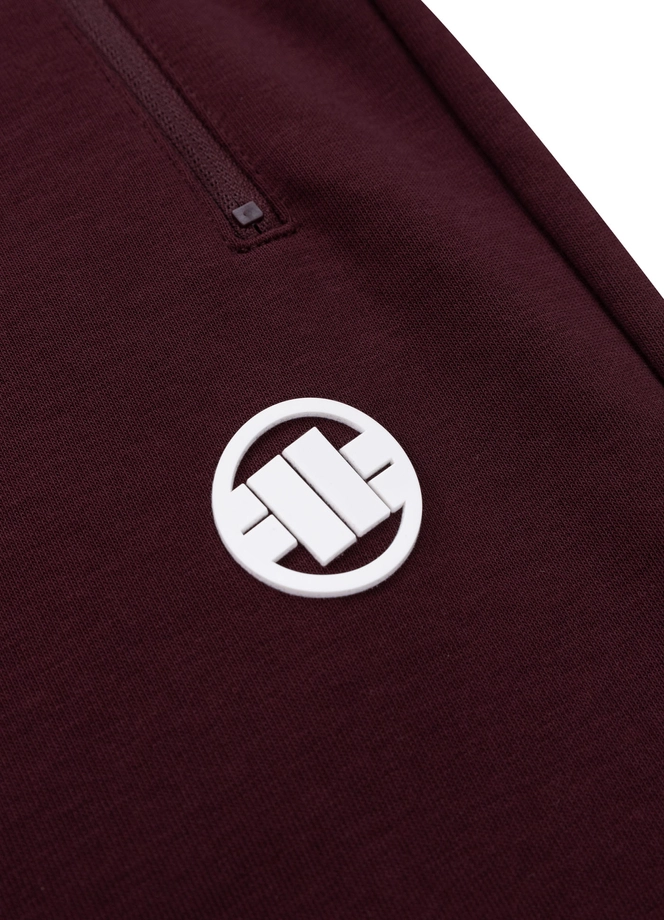 Spodenki szorty dresowe męskie Pitbull Tricot Carson bordowe