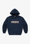 Bluza męska z kapturem streetwear Prosto Big Log granatowa