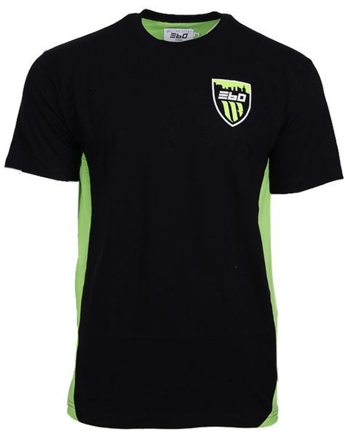 Koszulka T-Shirt 360 Stopni MR City black/light green