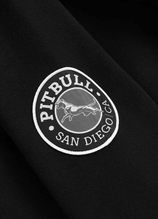 Bluza męska rozpinana z kapturem Pit Bull Norton czarna