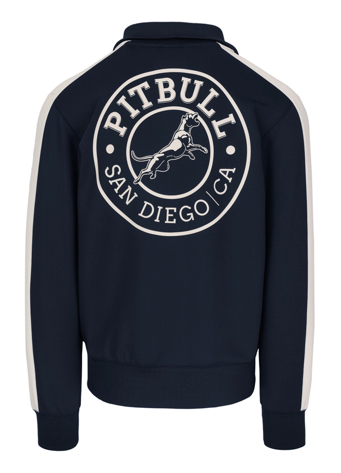 Bluza męska rozpinana Pit Bull San Diego CA granatowa