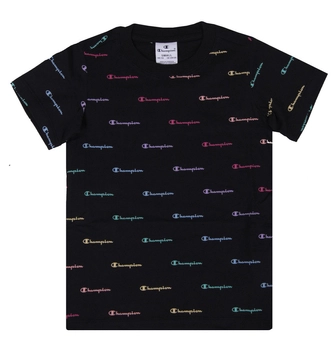 Koszulka t-shirt dziecięcy Champion Allover black