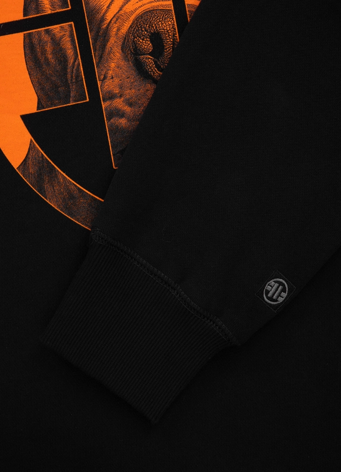 Bluza męska Pitbull Pit Bull Orange Dog 24 crewneck czarna