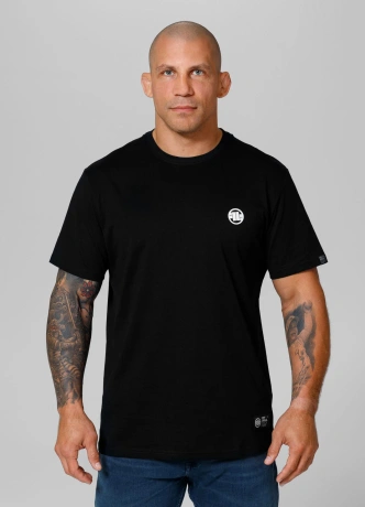 Koszulka męska T-Shirt Pitbull Small Logo czarna