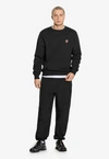 Komplet męski dresowy Prosto Shield crewneck czarny
