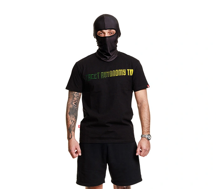 Koszulka męska t-shirt Street Autonomy Back Team czarna