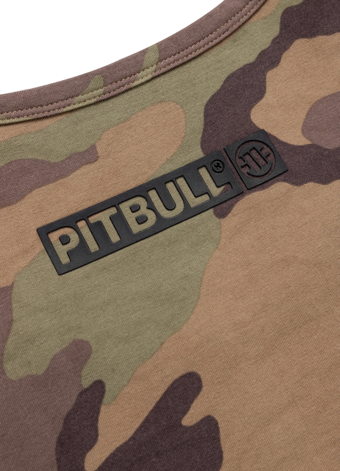 Koszulka męska tank top Pit Bull Pitbull Hilltop zielony woodland camo
