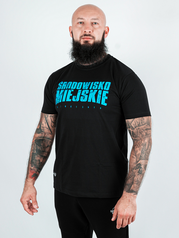 Koszulka męska t-shirt Środowisko Miejskie Essential Grizzly Bear czarna