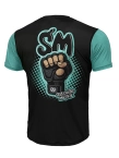 Koszulka sportowa męska Środowisko Miejskie Mesh Fist czarna
