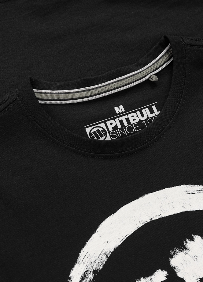Koszulka męska T-Shirt Pitbull Logo Palms czarna