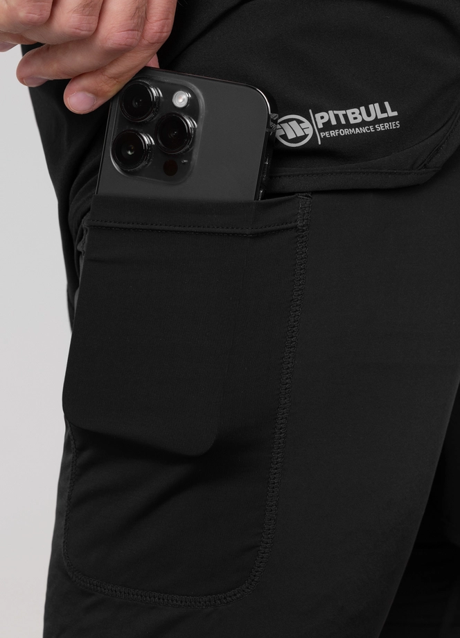 Spodenki sportowe 2w1 Pit Bull Sport czarne