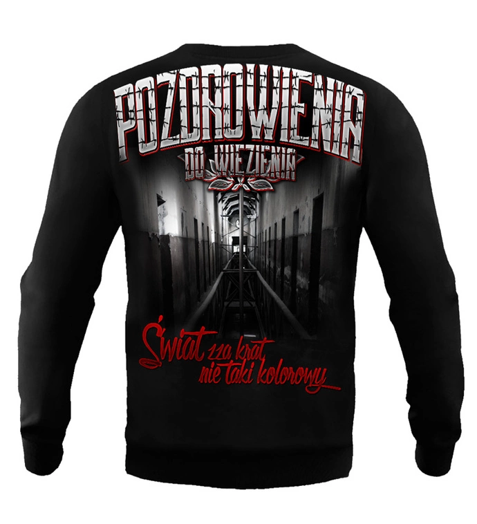 Bluza męska bez kaptura Public Enemy PDW BSNT crewneck czarna