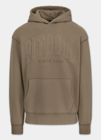 Bluza męska z kapturem Pit Bull Orlando brązowa