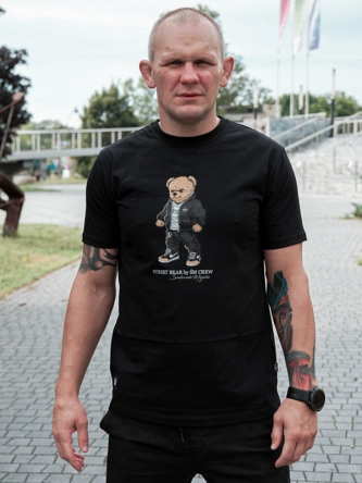 Koszulka t-shirt Środowisko Miejskie Street Bear czarna