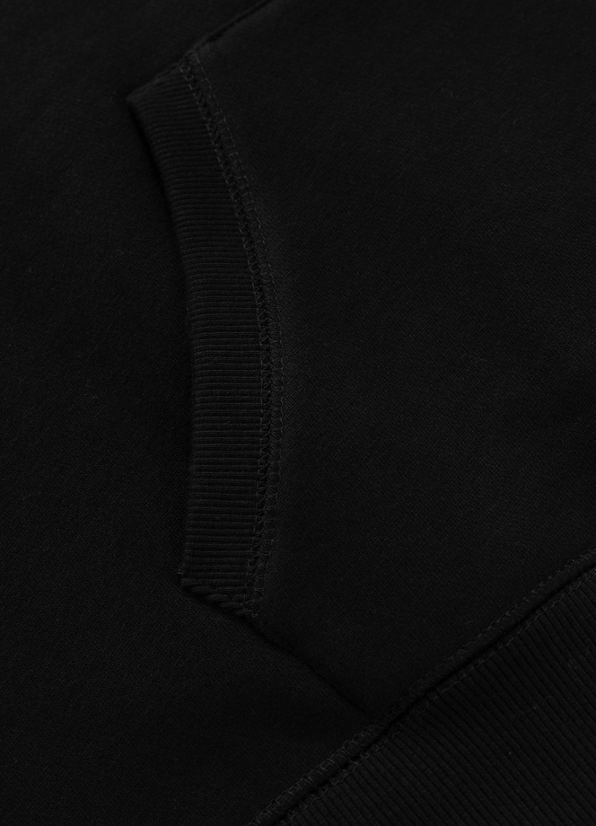 Bluza damska z kapturem oversize Pit Bull La Santa Muerte czarna