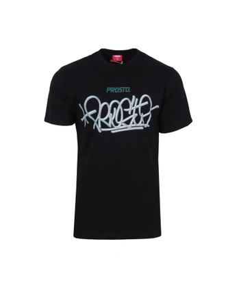 Koszulka męska t-shirt Prosto Klasyk Skrift czarna