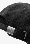 Czapka z daszkiem polarowa Prosto Fleece czarna