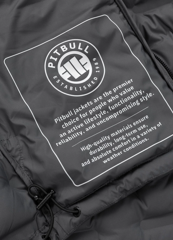 Kurtka zimowa męska Pit Bull Camino szara grafitowa