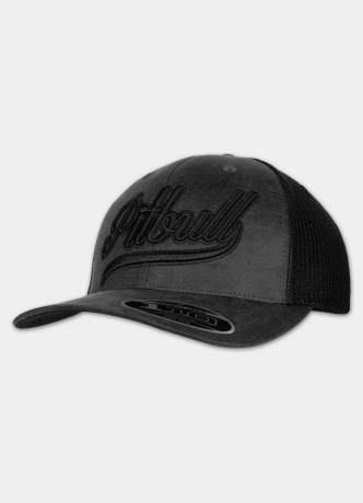 Czapka z daszkiem Snapback Mesh Pit Bull Pitbull Original grafitowa
