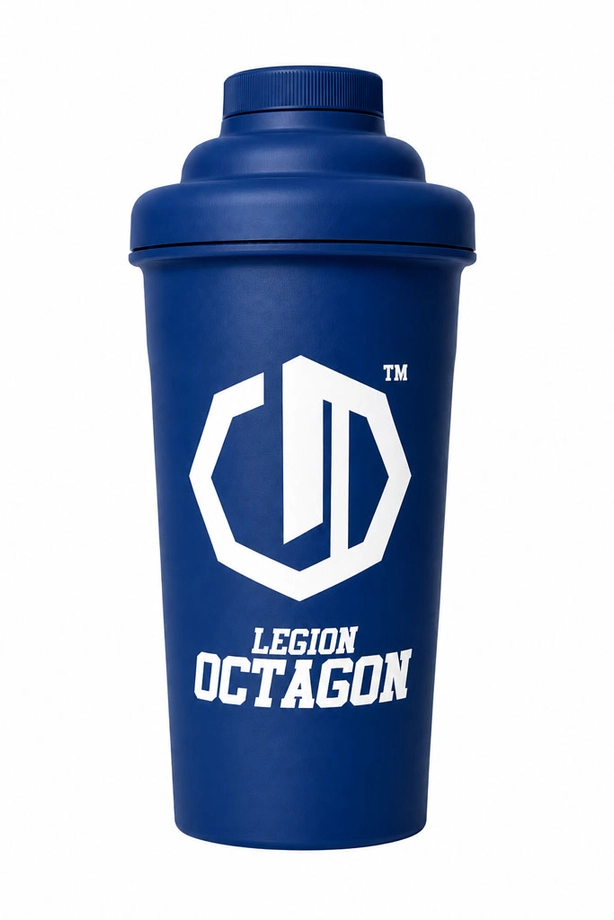Shaker sportowy Legion Octagon Pro 750 ml niebiesko/biały